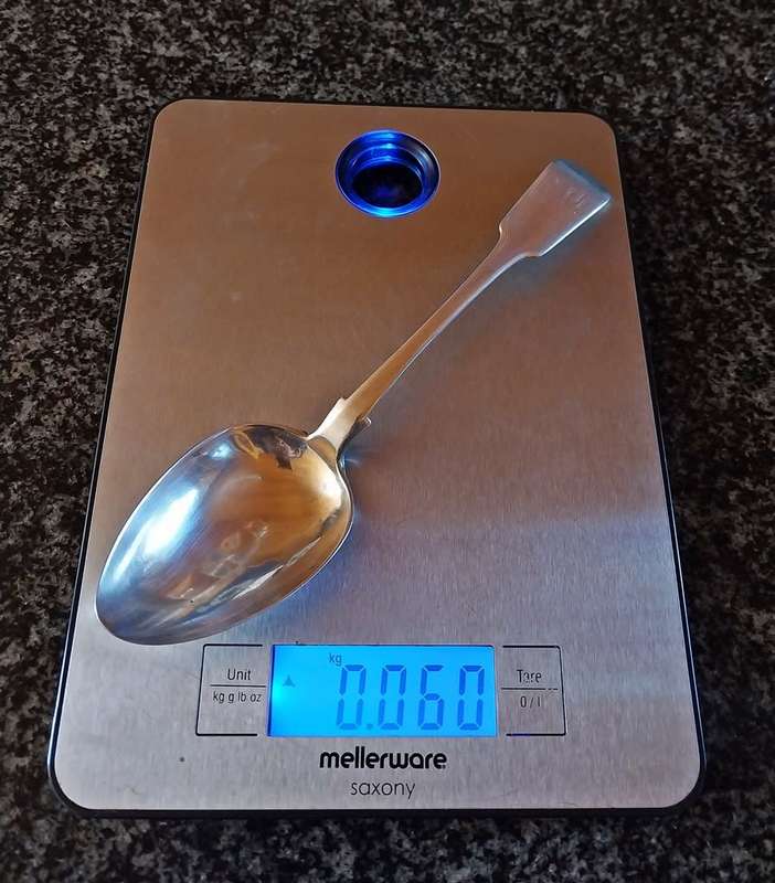 Cape silver serving spoon