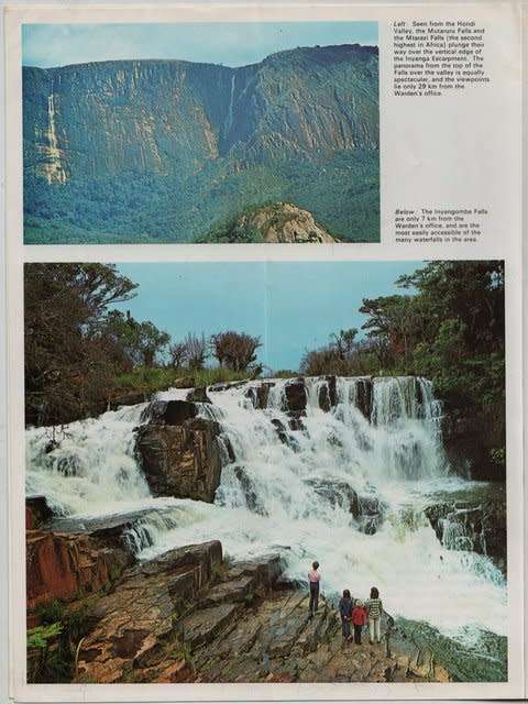 (Rhodesia National Tourist Board) RHODESIA'S INYANGA MOUNTAINS.