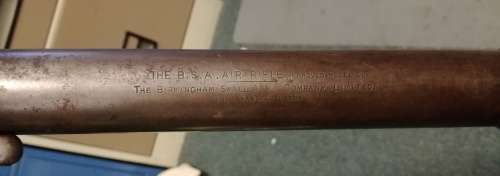 The BSA Air Rifle Improved Model D, Model Number 20006
