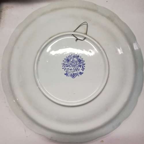 Delft Hand Painted Large Plate Made in Holland