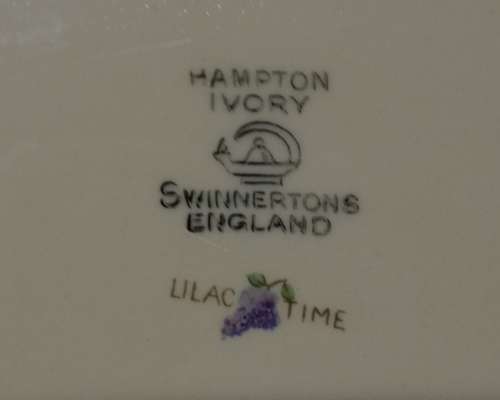 Swinnertons Plate Made in England