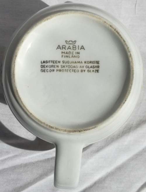 Arabia Made In Finland Milk Jug