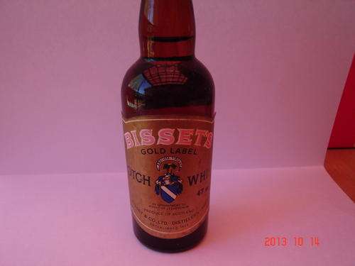 Bissets Gold label Whiskey