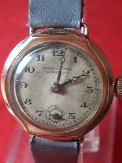 Congress Chromometre Trench watch