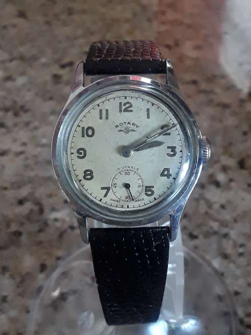 Rotary vintage with subseconds