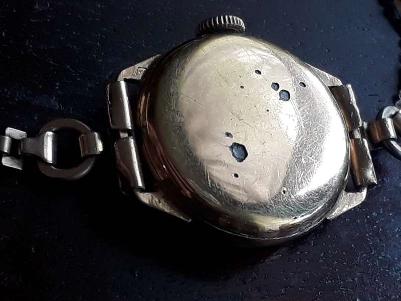 Lanco with subseconds. Vintage 1930s