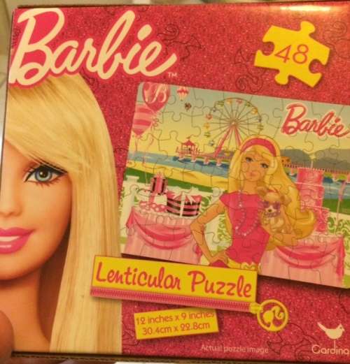Barbie 48piece lenticular puzzle