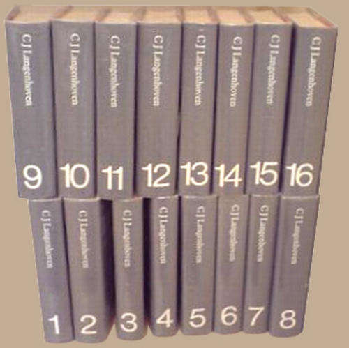 CJ Langenhoven Versameling van 16 boeke