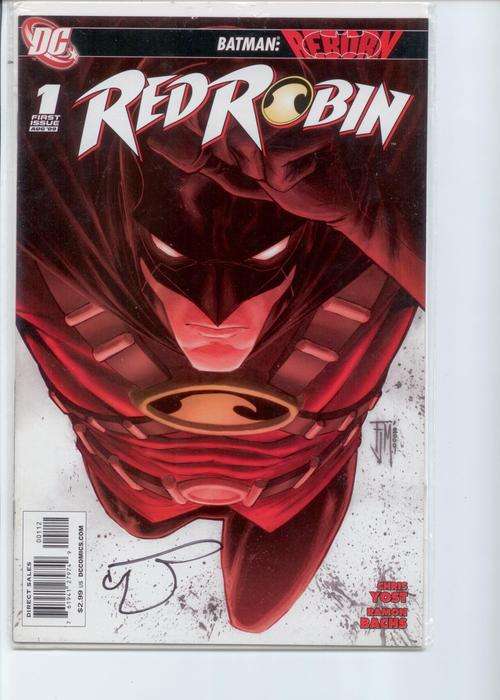 Red Robin #1 variant signed by cris yost