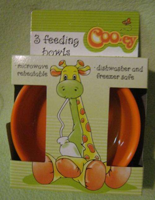 Set of 3 Feeding Bowls with Lids