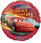 18" (45.72cm) "Cars" foil birthday balloon (REDUCED!!)