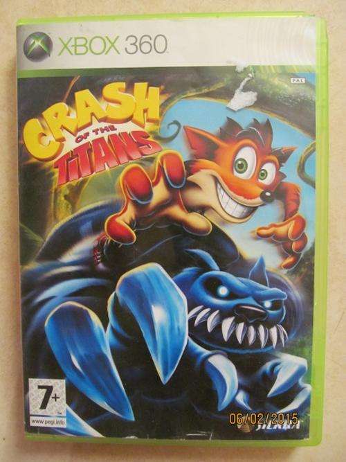 CRASH OF THE TITANS- XBOX360 game