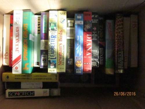 VHS CASSETTES!! 10 VHS Cassettes !! Perfect Condition!!1