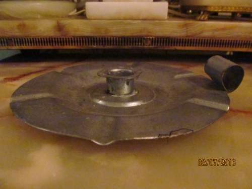 RUSTIC PAIR !! Really OLD Metal Candle-Holders : Made from an aluminium alloy