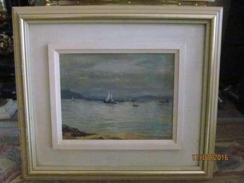 VINTAGE OIL ON BOARD!! Signed By Artist - Framed in 1978
