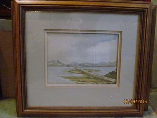 INVESTMENT!! Beautiful Watercolor by SA Visual Artist PAULINE TAIT - Lovely Frame