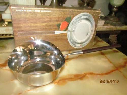 POLARIS!! Scandinavian Design Mini-Pan with Copper Bottom - VINTAGE Made in NORWAY