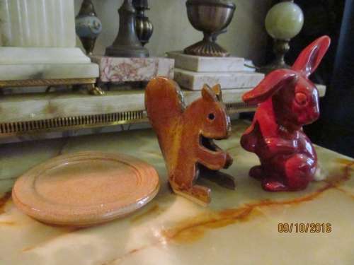 FUNCTIONAL ART!! Lot of 3 Items all Glazed - 2 Clay and 1 Ceramic