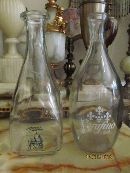 COLLECTABLES !! Lot of Two Collectable Bottles - Carafino A79 + French Autumn Harvest