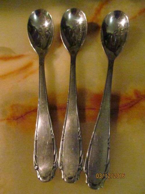 DUTCH GERO ZILMETA !! Lot of Three Fruit Spoons designed by GEORG NILSSON