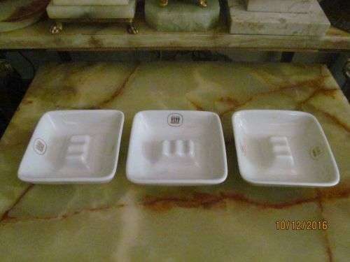 PORCELAIN TRIO!! Lot of Three Porcelain Nuts/Sauce Dishes - SCHONWALD Germany
