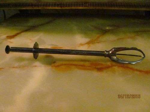 FRENCH AVOIR DU STYLE !! Vintage Metal Retractable Sugar Cube/Ice Tongs  - Made in France