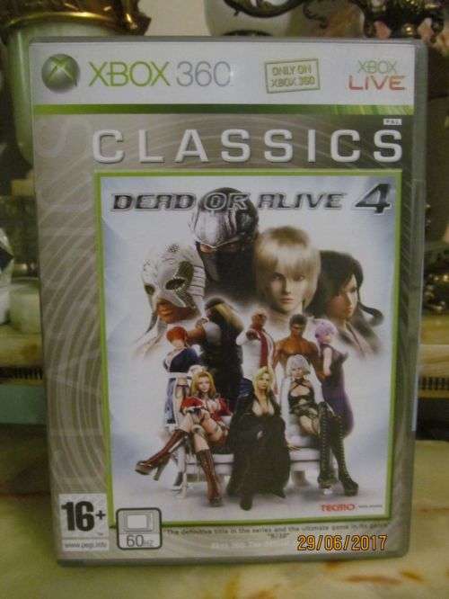 XBOX 360 GAME DISC !! Dead or Alive 4 by TECMO