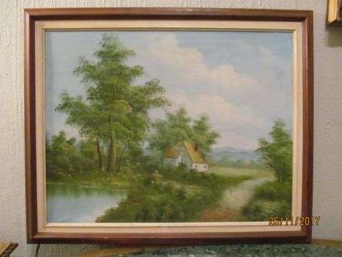 CLARA INNES (1874-1932) !! Vintage Framed Oil on Board - Landscape Art - Listed International Artist