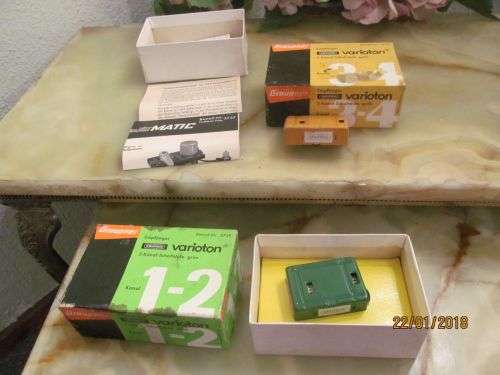GRAUPNER UNITS !! Lot of Four 1962 Graupner R/C Components - Speed Control & 2 Channel Switch Units