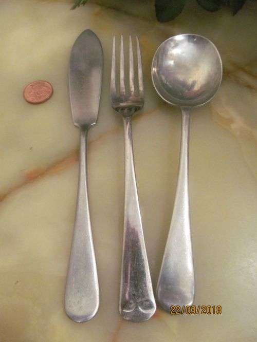 COMBO !! Vintage Lot of Cutlery Items - SP & Stainless - 12 Items (Ideal Replacement Pieces)