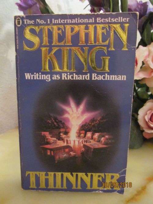SOFTCOVER BOOK !! Thinner - Stephen King writing as Richard Bachman - 1986