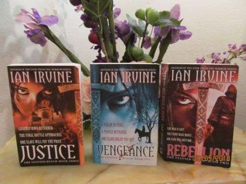 SOFTCOVER TRILOGY !! Lot of All Three "Tainted Realm" Trilogy Books - Ian Irvine