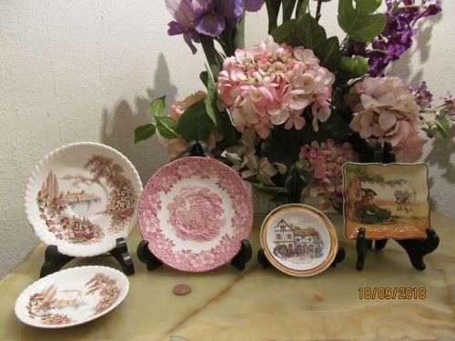 PORCELAIN GEMS !! Vintage Lot of Five Collectable Fine Porcelain Items - Variety Mix