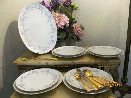 HEAVENLY WARE 2 !! Vintage 1959-77 Lot/Set of German Thomas Fine Porcelain Dinnerware - 10 Items