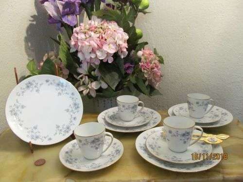 HEAVENLY TRIOS !! Vintage 1959-77 Lot/Set of German Thomas Fine Porcelain Trios