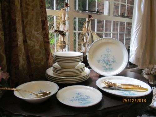 NORITAKE 2 !! Vintage 1980-1985 Keltcraft By Noritake Lot/Set of 18 Peonytime Dinnerware Items