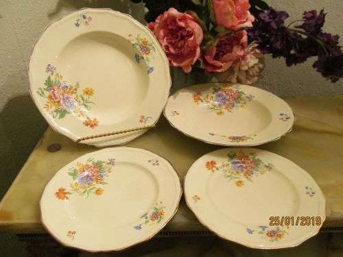 CASCADIA 2 !! Vintage Alfred Meakin Lot of Astoria Design Cascadia Pattern Dinnerware Items