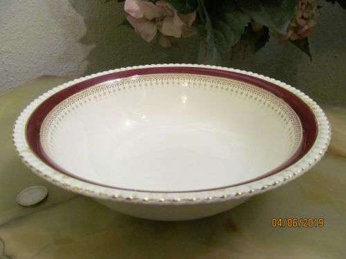 SIMPSONS !! Vintage 1944 Simpsons Potters Ltd Ceramic "Solian Ware" Range Vegetable Bowl - Queens