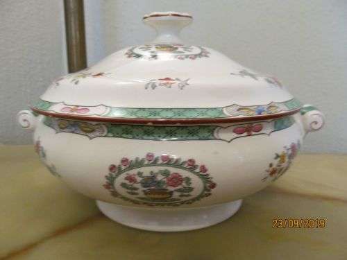 SPODE TUREEN !! Vintage 1940's Copeland Spode Lidded Vegetable Tureen - Korea Pattern