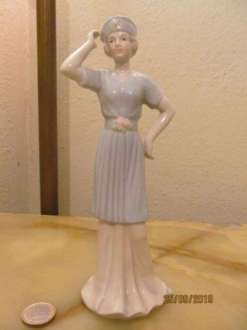 JULIETTE !! Rare Vintage 1950's Svelte Ladies Series Fine Porcelain Figurine - IPL for Paris Museum