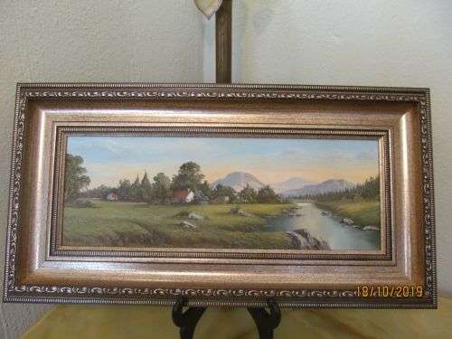 PETER G MILLER !! Framed Contemporary Oil on Board - Landscape Art - Wicklow - Signed/Dated