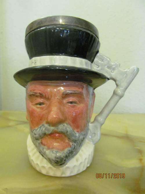 LANCASTER SANDLAND !! Vintage 1953 Lancaster Sandland Hand Painted Character Tankard