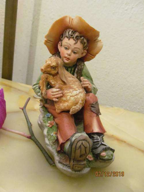 CAPODIMONTE !! Rare Vintage 1950-1974 Germano Cortese Signed Capodimonte Figurine