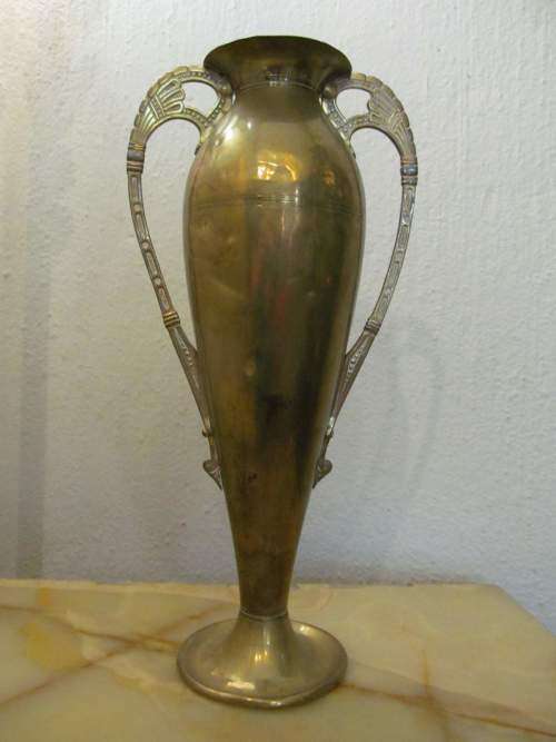 KMD TIEL !! Vintage Tiel KMD Dutch Solid Brass Decorative Urn / Vase