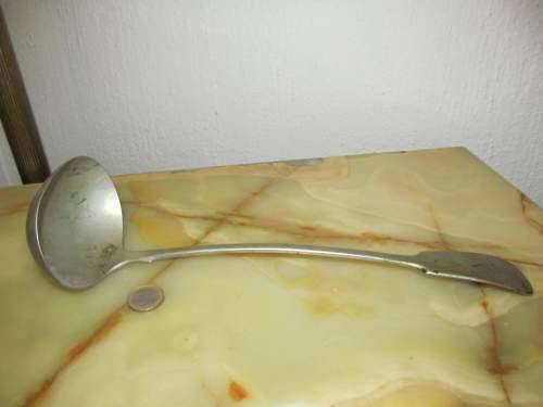 WILLIAM PAGE !! Rare Antique 1880-1890's Silver Plated William Page, Birmingham Large Soup Ladle