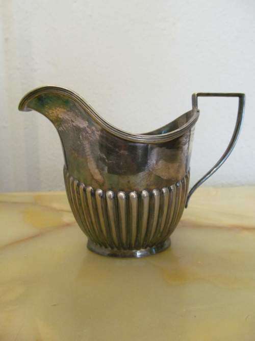 CARRINGTON & Co !! Antique 1880-1922 Carrington & Co, London, Silver Plated Edwardian Creamer