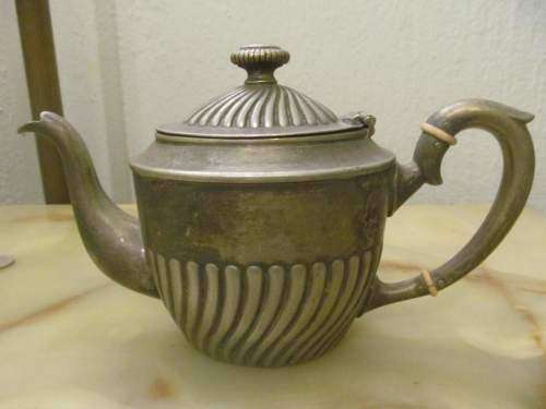 DEYKIN & SONS !! Antique Pre 1895 Silver Plated Deykin & Sons, Birmingham Teapot