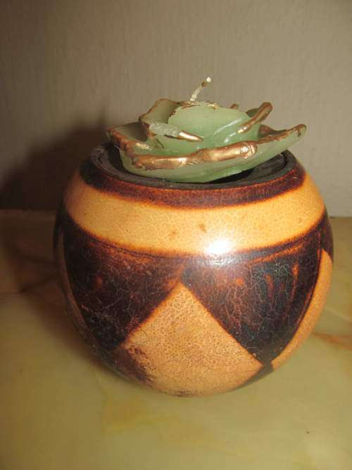 WORX !! Hand Made Worx of Africa Monkey Ball Candle & Rose Design Tealight Candle