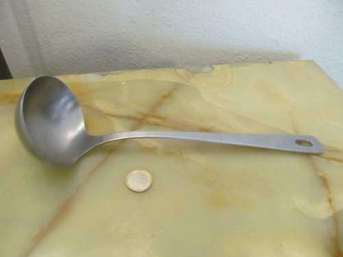 INOX !! Large Vintage Prestige German Rostfrei Inox Stainless Soup Ladle