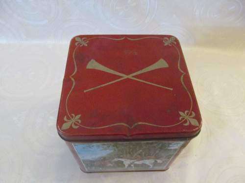 THE HUNT !! Vintage Collectable Biscuit etc Tin with Different Hunting Themes